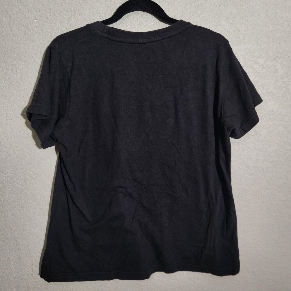 Wonder Woman Shirt Womens Small to Medium Black Distressed Graphic Superhero Tee - Picture 3 of 8